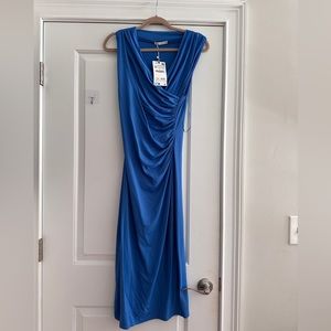 Zara Womens blue dress NEW with tags